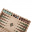 Backgammon Boîte Neutre Loupe et Noyer 38×24×5,5 cm