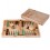 Backgammon Boîte Neutre Loupe et Noyer 38×24×5,5 cm