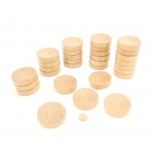 30 Palets de bois de bouleau 52mm