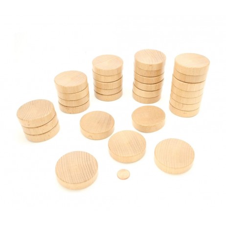 30 Palets de bois de bouleau 52mm