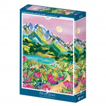 Puzzle 500pcs Lever De Soleil sur les Alpes