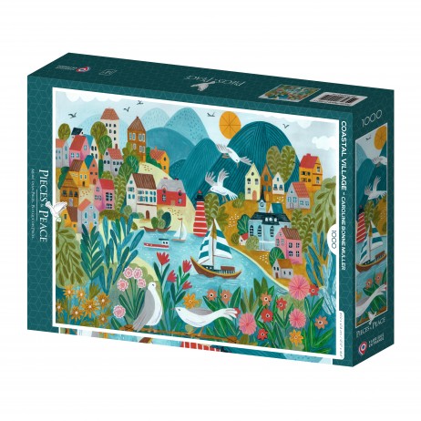 Puzzle 1000pcs Coastal Village
