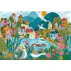 Puzzle 1000pcs Coastal Village
