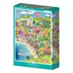 Puzzle 2000pcs Balade en Italie