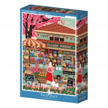 Puzzle 1500pcs Flowers Market