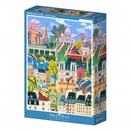 Puzzle 1500pcs Paris Mon Amour