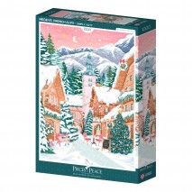 Puzzle 1000pcs Megeve French Alpes