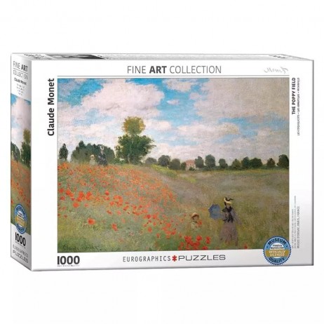 Puzzle 1000p Les coquelicots Monet
