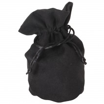 Bourse velours petite noire