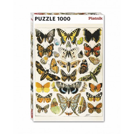 Puzzle 1000p Millot Papillons