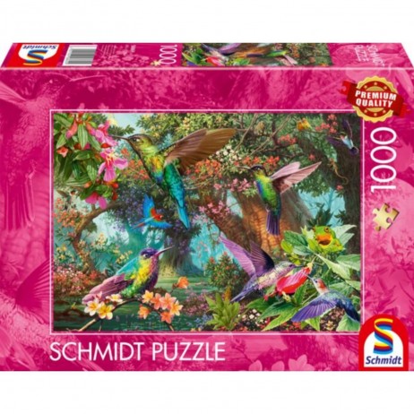 Puzzle 1000 p Jeu de Couleurs Colibri