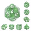 Kit de 7 Dés Light Green pearl