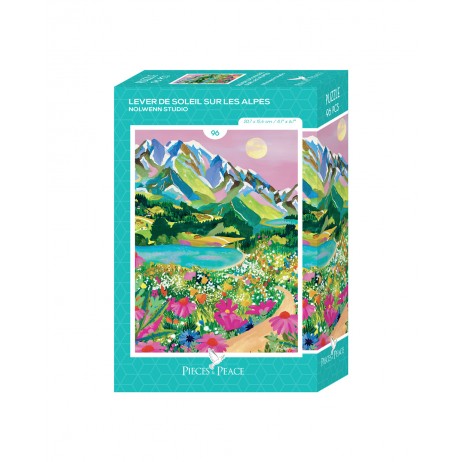 Puzzle 96p Lever de Soleil su Nolwenn Studio - Mini Puzzle -