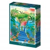 Puzzle 1000pcs Paradis Bleu Heln.illustration 