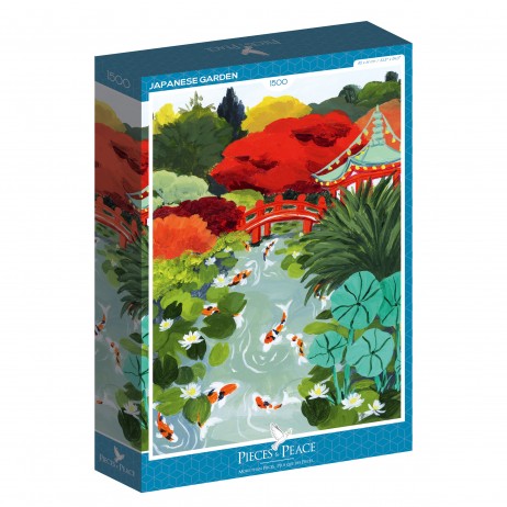 Puzzle 1000 p Jardin Japonais Sarah Gesek Studio