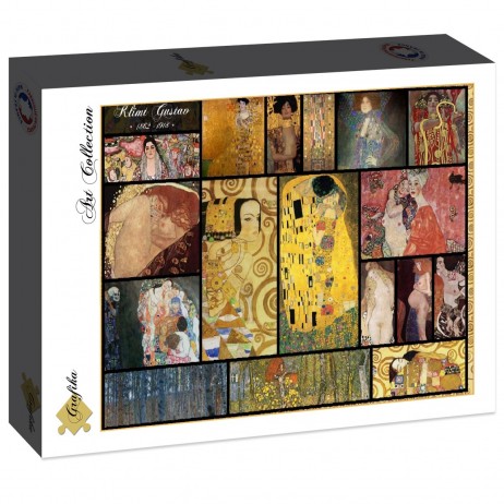 Puzzle 2000p Collage - Gustav Klimt