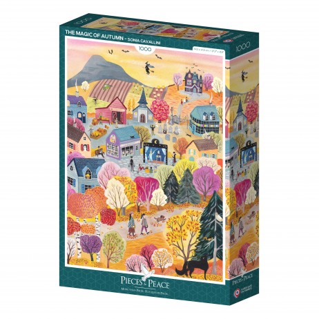 Puzzle 1000pcs La Magie de l'Automne