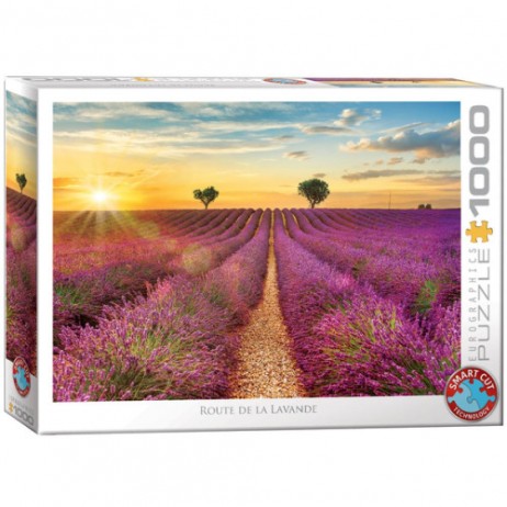 Puzzle 1000p Route de Lavande eurographics
