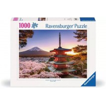 Puzzle 1000 p Cerisiers en fleurs du Mont Fuji