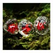 Lot de 7 Dés Coccinelle Insert Résine