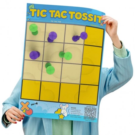 Poster Tossit Cible et Morpion