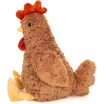 Peluche Poule Gloria 28cm