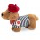 Peluche Teckel Claude 26cm