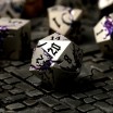 Elderwyrm metal RPG Dice Set