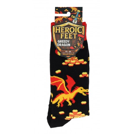 Greedy Dragon Socks M