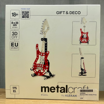 Metalcraft Mini Guitare Rouge