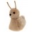 Peluche Safy Snail Oatmeal brown