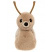 Peluche Safy Snail Oatmeal brown
