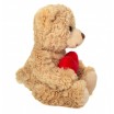Peluche Ours Beige avec Coeur 20 cm