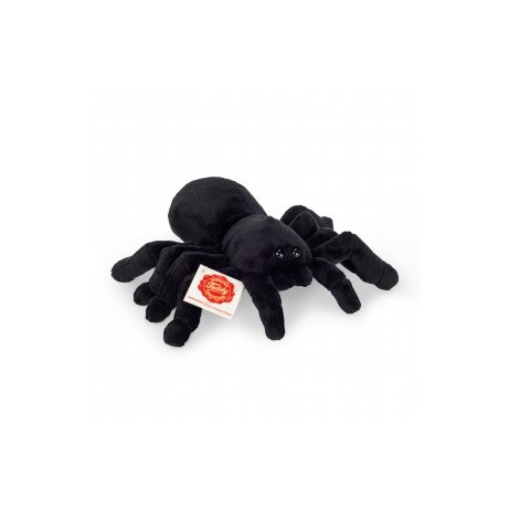 Peluche Araignée noire 16 cm