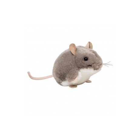 Peluche Souris Grise 9 cm