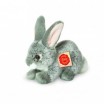 Peluche Lapin assis Gris 18 cm