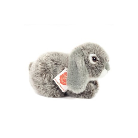 Peluche Lapin Bélier Gris 18 cm