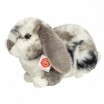 Peluche Lapin Bélier gris blanc 23 cm