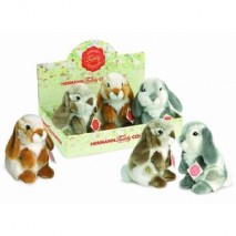 Peluche Lapin debout couleurs différentes 19 cm