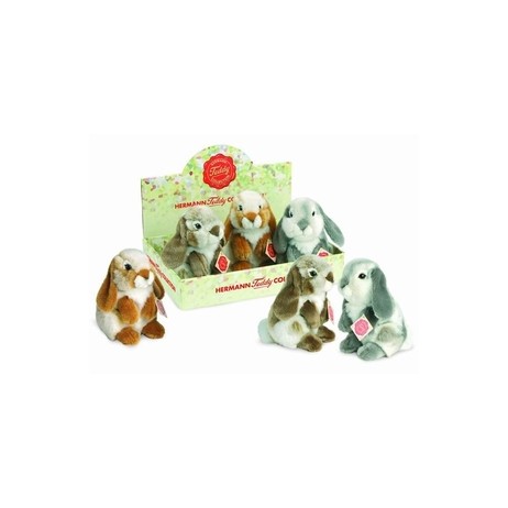 Peluche Lapin debout couleurs différentes 19 cm