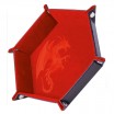 Piste de dés pliable XL Octogonale Rouge