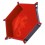 Piste de dés pliable XL Octogonale Rouge