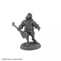 Desmond Idlewild Male Bard Figurine Reaper
