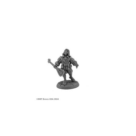 Desmond Idlewild Male Bard Figurine Reaper