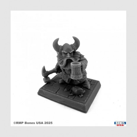 Dwarven Hero Figurine Reaper