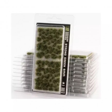 Strong Green Tufts Small (6mm)