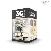 Zombie Skin Wargame Color Set AK 3GEN