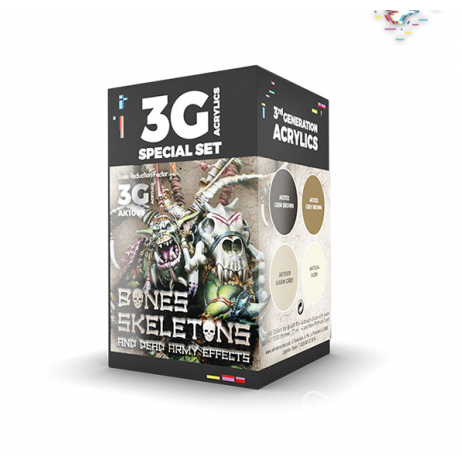 Bones & Skeleton Wargame Color Set AK 3GEN