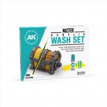 Master Acrylic Wash Set Full Range AK Interactive