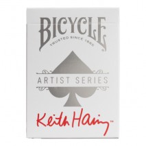 Bicycle Keith Haring Artist Series Rouge
